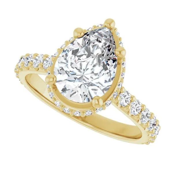 Hidden Halo-Style Engagement Ring Image 5 Jimmy Smith Jewelers Decatur, AL