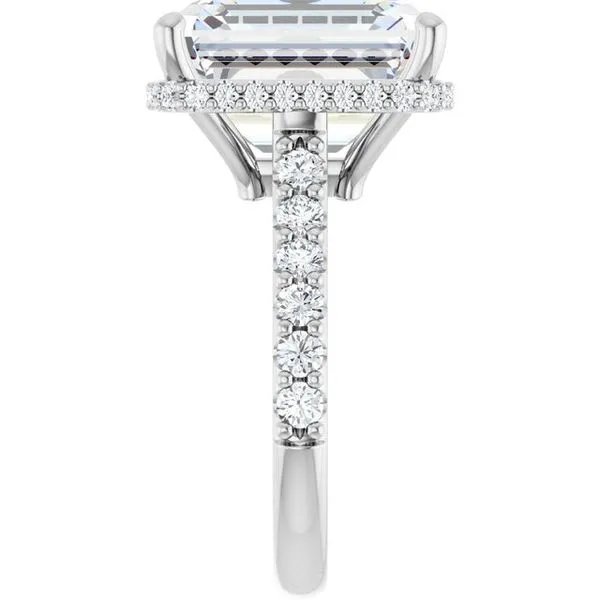 Hidden Halo-Style Engagement Ring Image 4 Austin's Fine Diamonds & Jewelry Lyndhurst, NJ