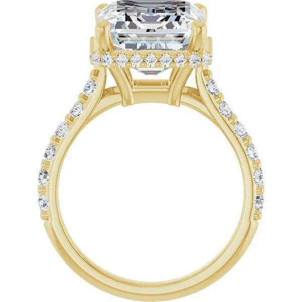 Hidden Halo-Style Engagement Ring Image 2 Stuart Benjamin & Co. Jewelry Designs San Diego, CA