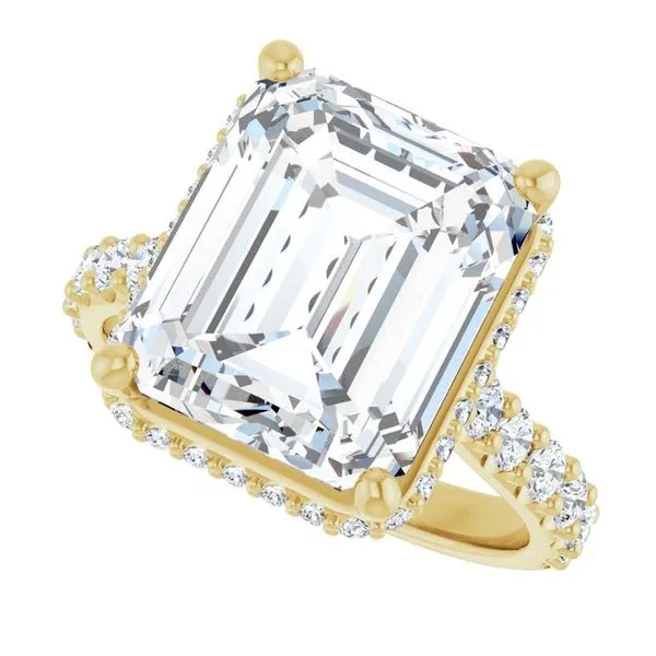 Hidden Halo-Style Engagement Ring Image 5 Stuart Benjamin & Co. Jewelry Designs San Diego, CA