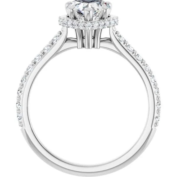 Hidden Halo-Style Engagement Ring Image 2 Paul James Jewelers Angels Camp, CA