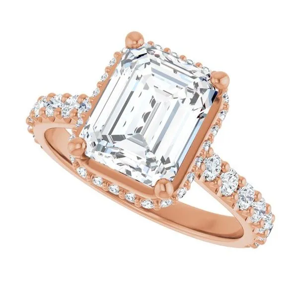 Hidden Halo-Style Engagement Ring Image 5 Morin Jewelers Southbridge, MA