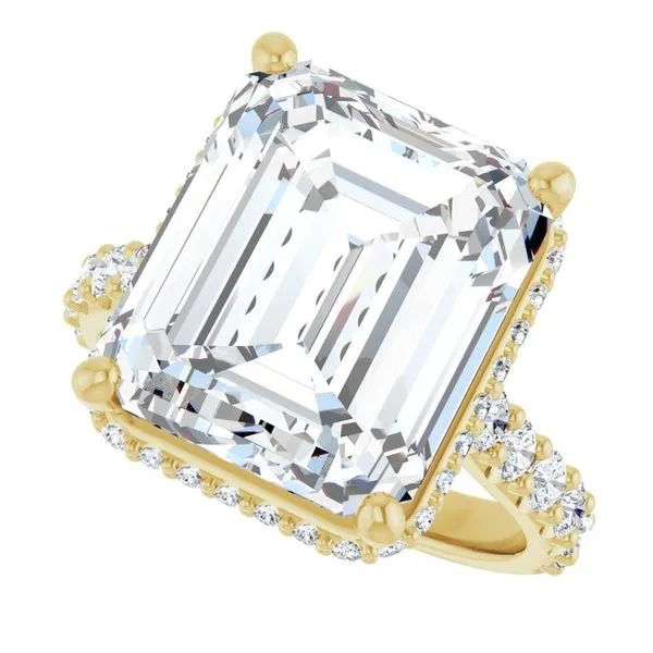 Hidden Halo-Style Engagement Ring Image 5 Jimmy Smith Jewelers Decatur, AL