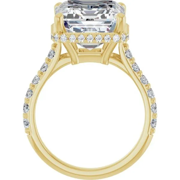 Hidden Halo-Style Engagement Ring Image 2 Ocean View Jewelers Millville, DE