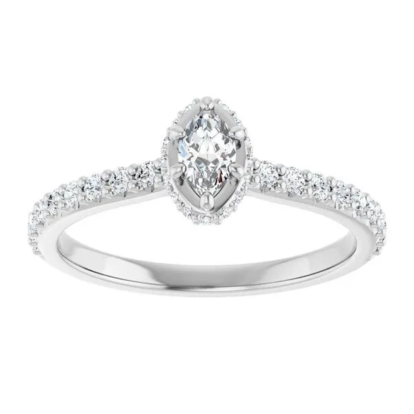 Hidden Halo-Style Engagement Ring Image 3 Jimmy Smith Jewelers Decatur, AL