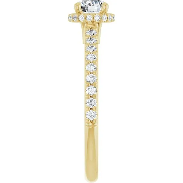 Hidden Halo-Style Engagement Ring Image 4 J. Thomas Jewelers Rochester Hills, MI