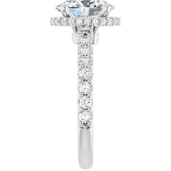 Hidden Halo-Style Engagement Ring Image 4 Raleigh Diamond Fine Jewelry Raleigh, NC