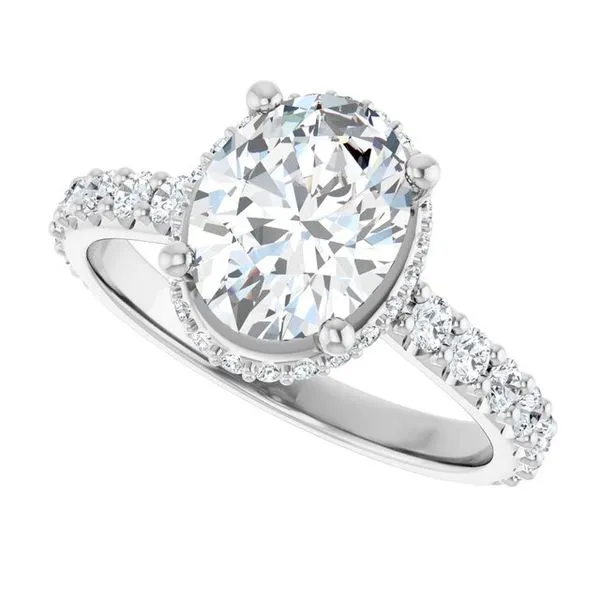 Hidden Halo-Style Engagement Ring Image 5 Mark Jewellers La Crosse, WI