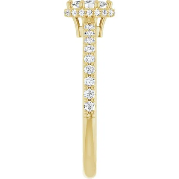 Hidden Halo-Style Engagement Ring Image 4 Mark Jewellers La Crosse, WI