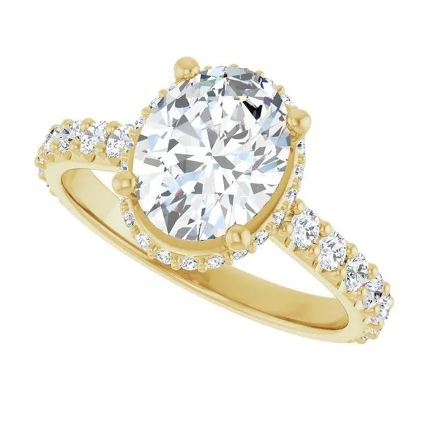Hidden Halo-Style Engagement Ring Image 5 Mark Jewellers La Crosse, WI