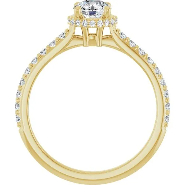 Hidden Halo-Style Engagement Ring Image 2 Clater Jewelers Louisville, KY