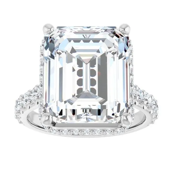 Hidden Halo-Style Engagement Ring Image 3 J. Thomas Jewelers Rochester Hills, MI