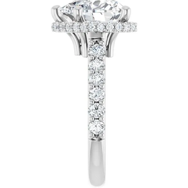 Hidden Halo-Style Engagement Ring Image 4 Austin's Fine Diamonds & Jewelry Lyndhurst, NJ