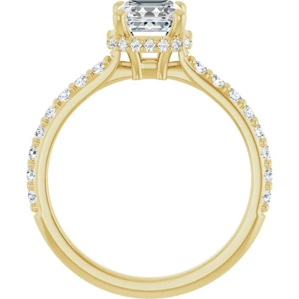 Hidden Halo-Style Engagement Ring Image 2 JF Jones Jewelers Rochester, NY