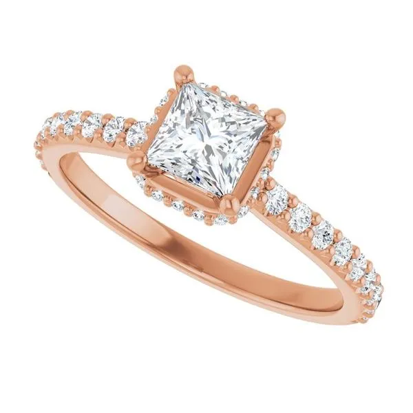 Hidden Halo-Style Engagement Ring Image 5 Natale Jewelers Sewell, NJ