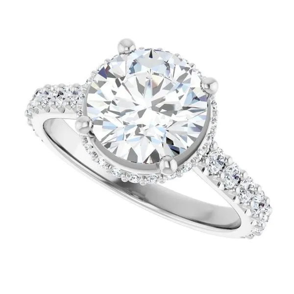 Hidden Halo-Style Engagement Ring Image 5 Shipley's Fine Jewelry Hampstead, MD