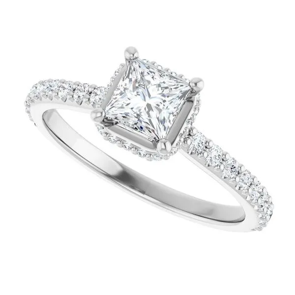 Hidden Halo-Style Engagement Ring Image 5 Arezzo Jewelers Elmwood Park, IL