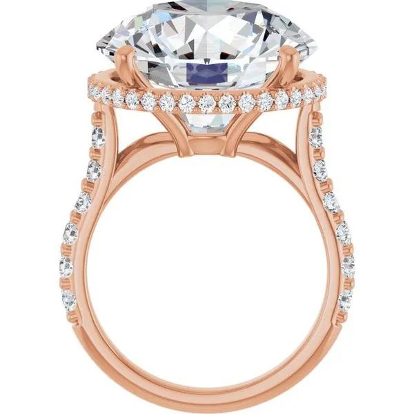 Hidden Halo-Style Engagement Ring Image 2 Don's Jewelry & Design Washington, IA