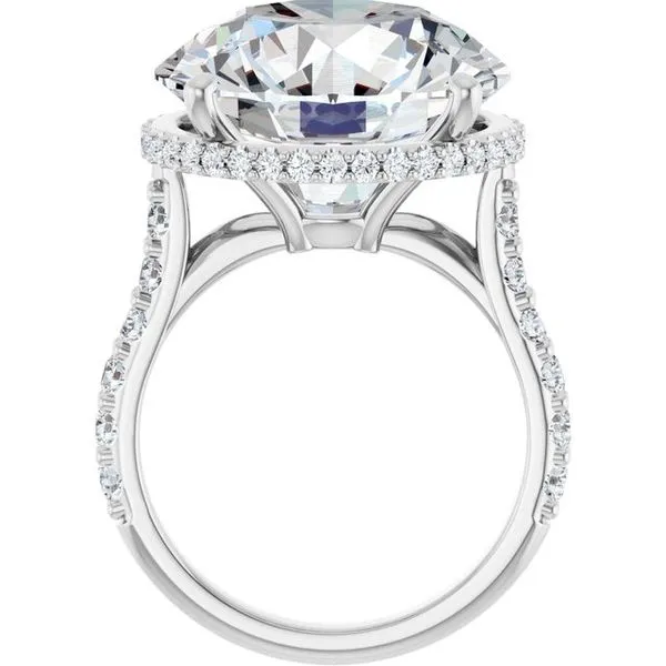 Hidden Halo-Style Engagement Ring Image 2 Morin Jewelers Southbridge, MA