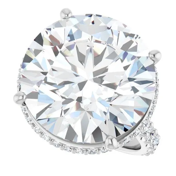 Hidden Halo-Style Engagement Ring Image 5 Morin Jewelers Southbridge, MA