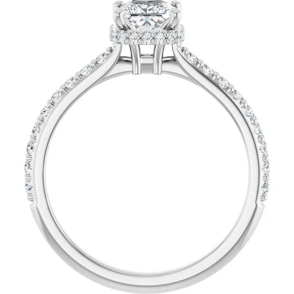 Hidden Halo-Style Engagement Ring Image 2 Shipley's Fine Jewelry Hampstead, MD