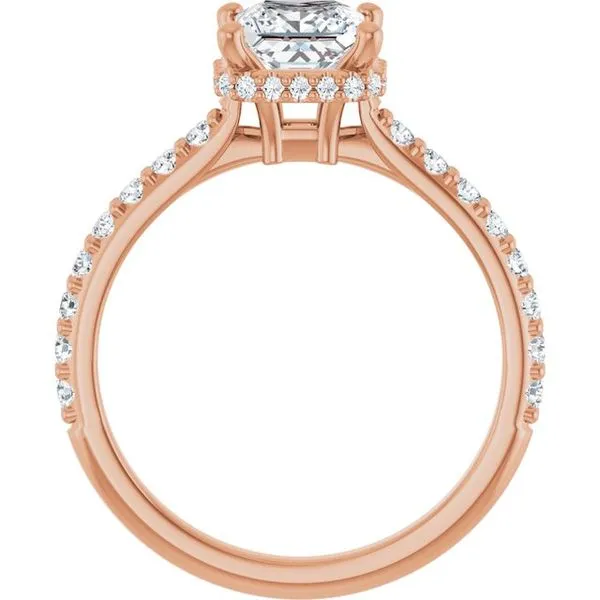 Hidden Halo-Style Engagement Ring Image 2 Austin's Fine Diamonds & Jewelry Lyndhurst, NJ
