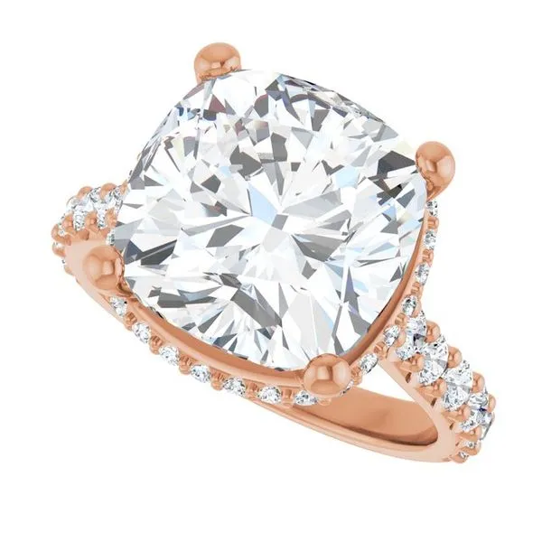 Hidden Halo-Style Engagement Ring Image 5 Natale Jewelers Sewell, NJ