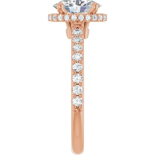 Hidden Halo-Style Engagement Ring Image 4 Austin's Fine Diamonds & Jewelry Lyndhurst, NJ