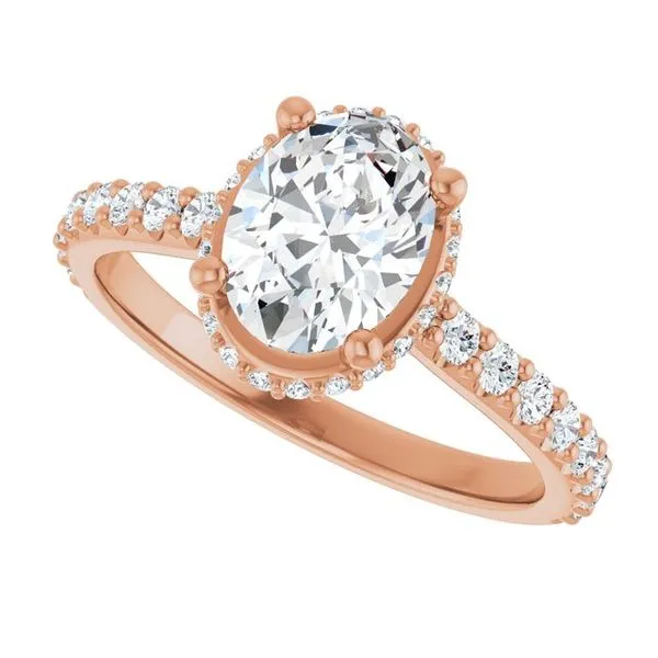 Hidden Halo-Style Engagement Ring Image 5 Raleigh Diamond Fine Jewelry Raleigh, NC