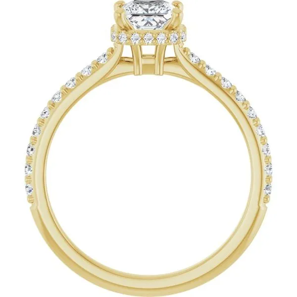 Hidden Halo-Style Engagement Ring Image 2 Ocean View Jewelers Millville, DE