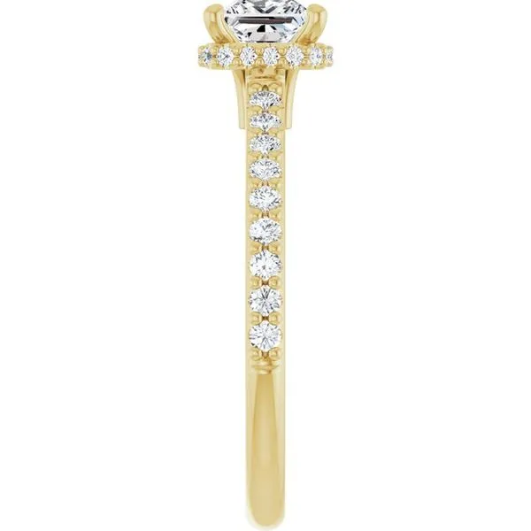 Hidden Halo-Style Engagement Ring Image 4 Paul James Jewelers Angels Camp, CA