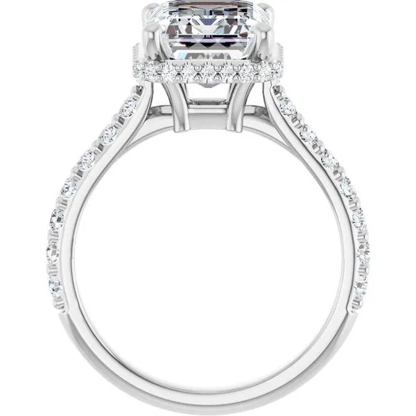 Hidden Halo-Style Engagement Ring Image 2 Banks Jewelers Burnsville, NC