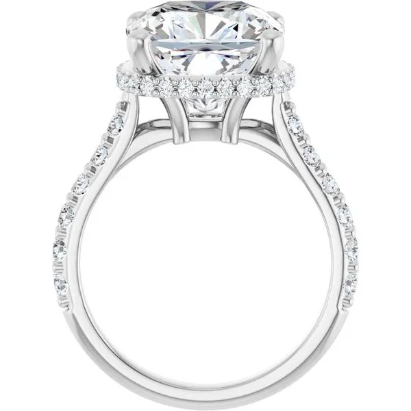 Hidden Halo-Style Engagement Ring Image 2 Morin Jewelers Southbridge, MA