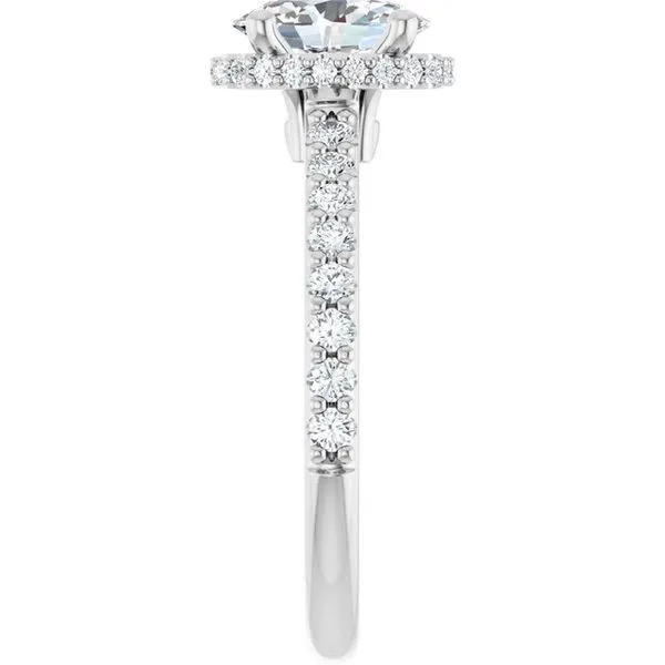 Hidden Halo-Style Engagement Ring Image 4 Paul James Jewelers Angels Camp, CA