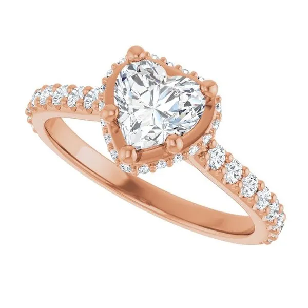 Hidden Halo-Style Engagement Ring Image 5 Paul James Jewelers Angels Camp, CA