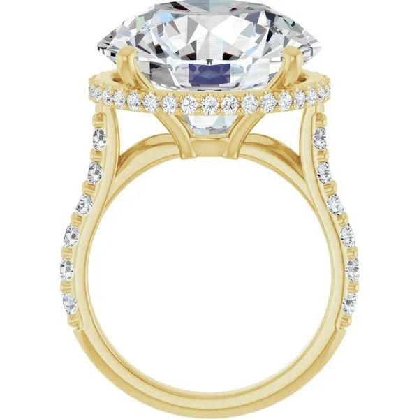 Hidden Halo-Style Engagement Ring Image 2 Ocean View Jewelers Millville, DE
