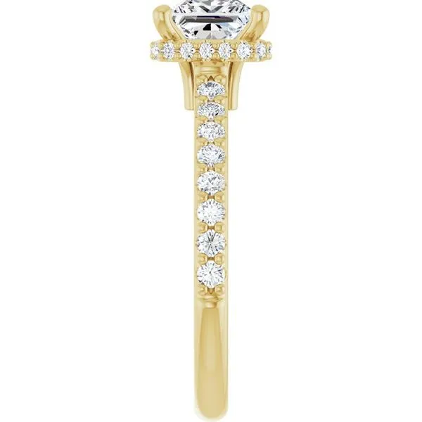 Hidden Halo-Style Engagement Ring Image 4 Jimmy Smith Jewelers Decatur, AL