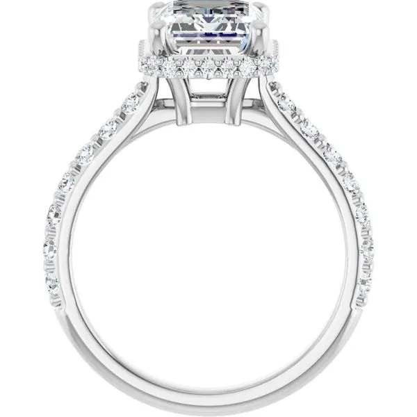 Hidden Halo-Style Engagement Ring Image 2 Futer Bros Jewelers York, PA