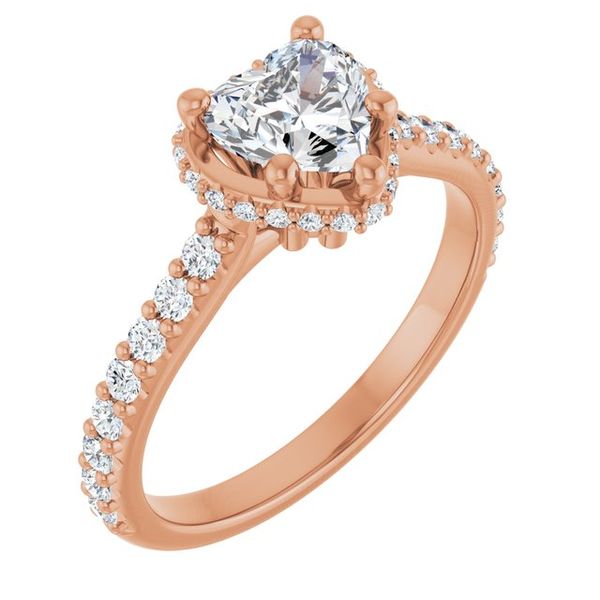 Hidden Halo-Style Engagement Ring