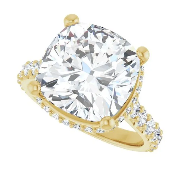 Hidden Halo-Style Engagement Ring Image 5 Ocean View Jewelers Millville, DE