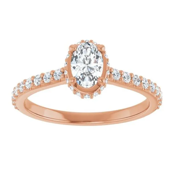 Hidden Halo-Style Engagement Ring Image 3 Raleigh Diamond Fine Jewelry Raleigh, NC