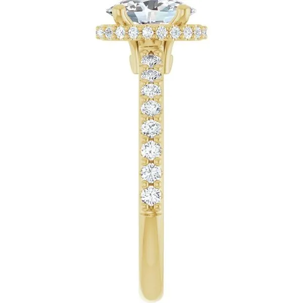 Hidden Halo-Style Engagement Ring Image 4 JF Jones Jewelers Rochester, NY
