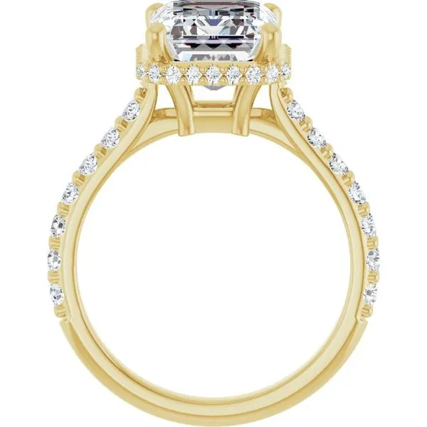 Hidden Halo-Style Engagement Ring Image 2 Michael Szwed Jewelers Longmeadow, MA