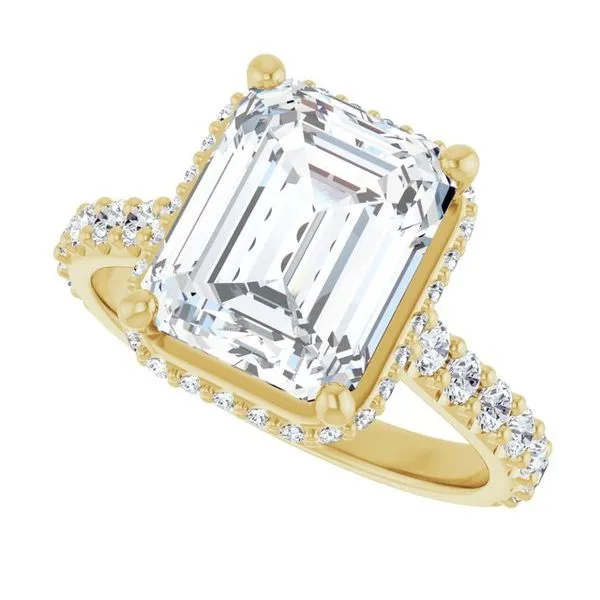 Hidden Halo-Style Engagement Ring Image 5 Mark Jewellers La Crosse, WI