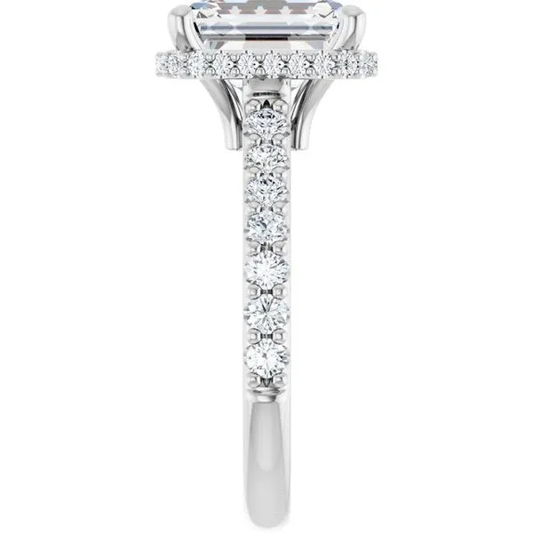 Hidden Halo-Style Engagement Ring Image 4 Futer Bros Jewelers York, PA