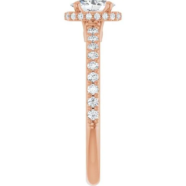 Hidden Halo-Style Engagement Ring Image 4 JF Jones Jewelers Rochester, NY