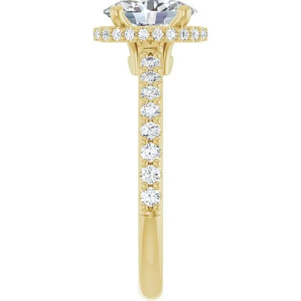 Hidden Halo-Style Engagement Ring Image 4 Paul James Jewelers Angels Camp, CA