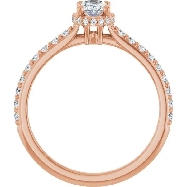 Hidden Halo-Style Engagement Ring Image 2 Michael Szwed Jewelers Longmeadow, MA