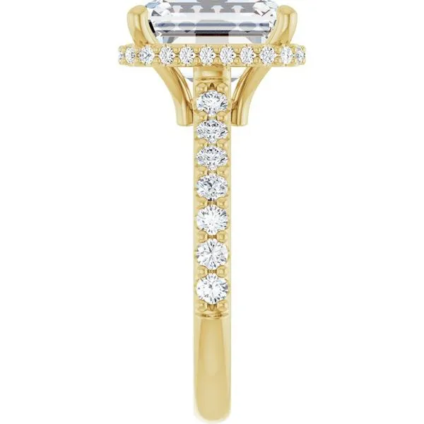 Hidden Halo-Style Engagement Ring Image 4 J. Thomas Jewelers Rochester Hills, MI