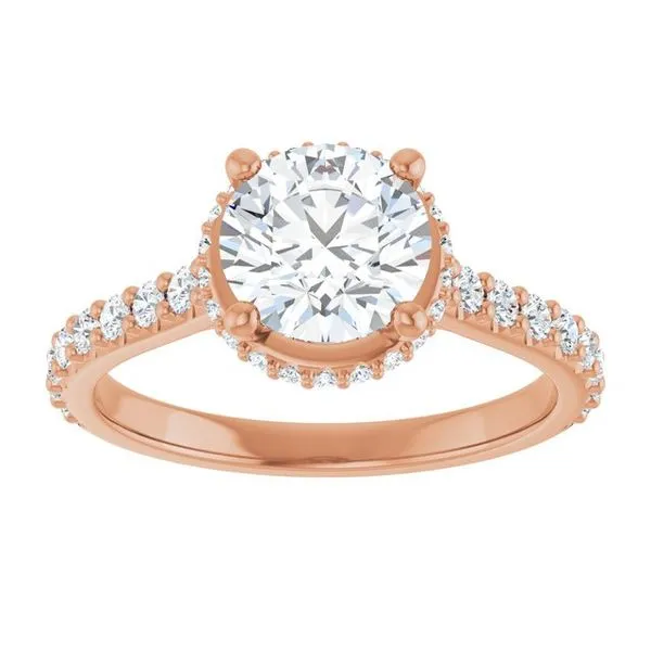 Hidden Halo-Style Engagement Ring Image 3 Austin's Fine Diamonds & Jewelry Lyndhurst, NJ